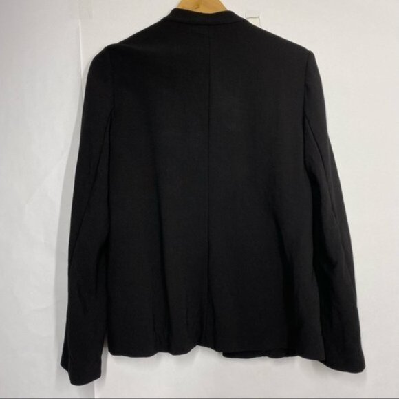 Eileen Fisher Black Jacket‎ Blazer Open Front Size Small - Picture 2 of 7